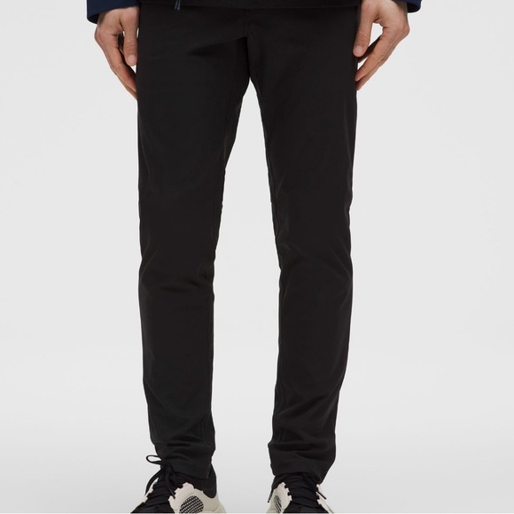 Lululemon ABC Black Skinny Pants with Sleek Fit Sz 38 - Picture 2 of 7